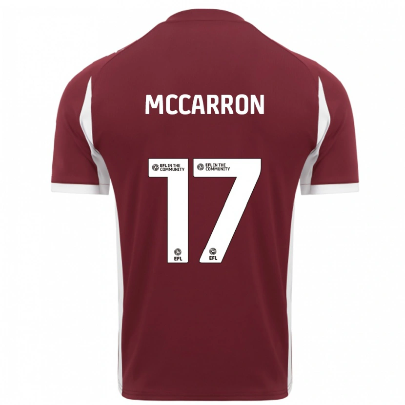 Danxen Men Liam Mccarron #17 Burgundy White Home Jersey 2025/26 T-Shirt