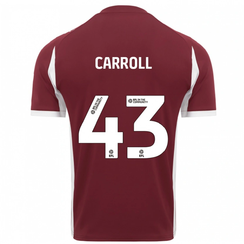 Danxen Men Charlie Carroll #43 Burgundy White Home Jersey 2025/26 T-Shirt
