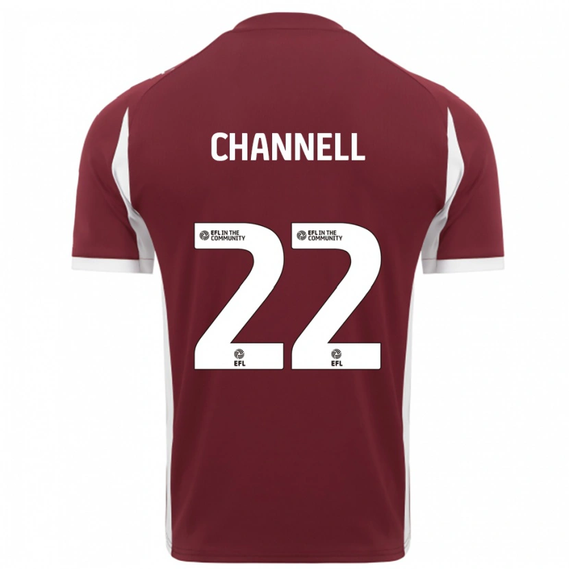 Danxen Men Laila Channell #22 Burgundy White Home Jersey 2025/26 T-Shirt
