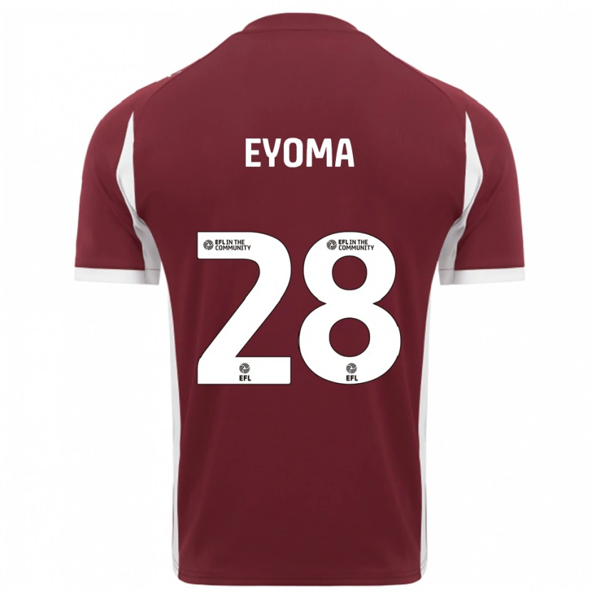 Danxen Men Timothy Eyoma #28 Burgundy White Home Jersey 2025/26 T-Shirt
