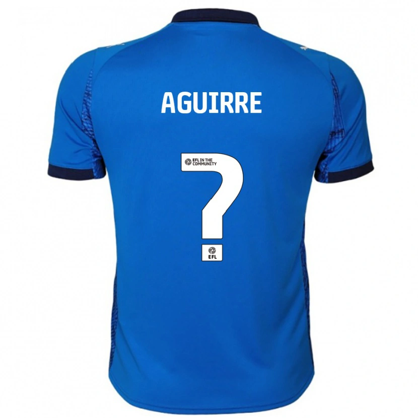 Danxen Men Marthina Aguirre #0 Blue White Home Jersey 2025/26 T-Shirt