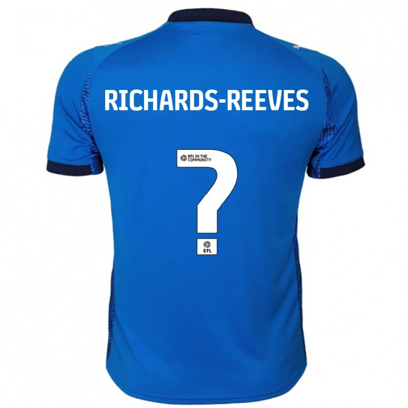 Danxen Men Phoebe Richards-Reeves #0 Blue White Home Jersey 2025/26 T-Shirt