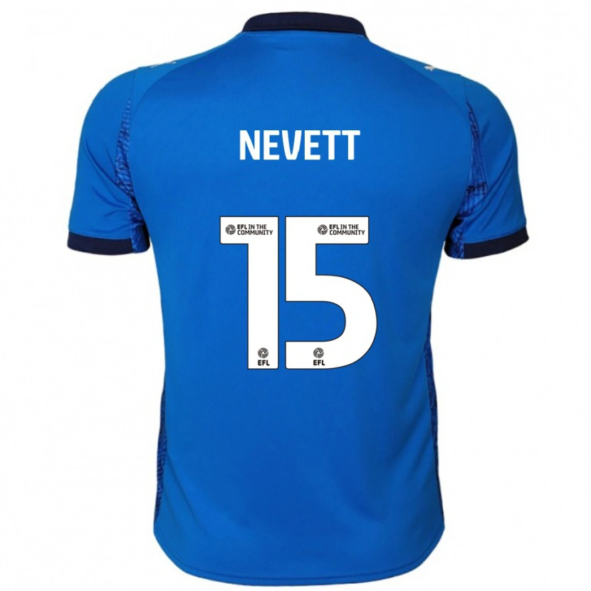 Danxen Men George Nevett #15 Blue White Home Jersey 2025/26 T-Shirt