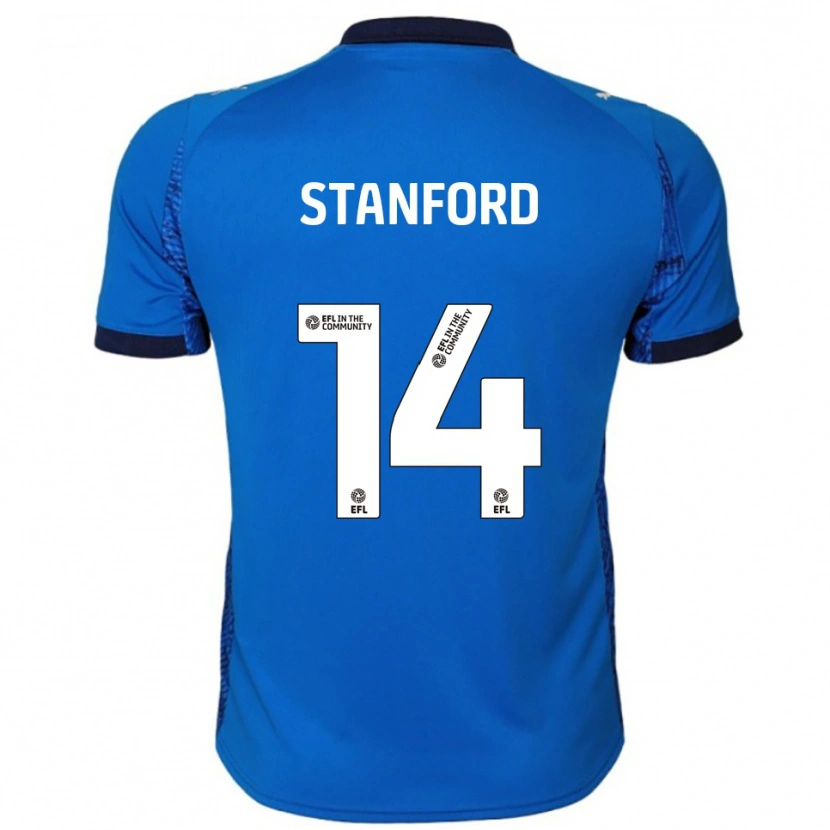 Danxen Men Jessica Stanford #14 Blue White Home Jersey 2025/26 T-Shirt