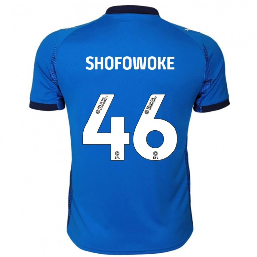 Danxen Men Boluwatife Shofowoke #46 Blue White Home Jersey 2025/26 T-Shirt