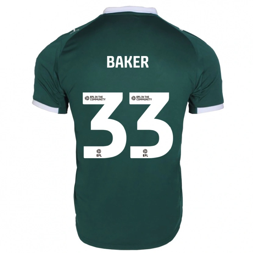 Danxen Men Zak Baker #33 Green White Home Jersey 2025/26 T-Shirt