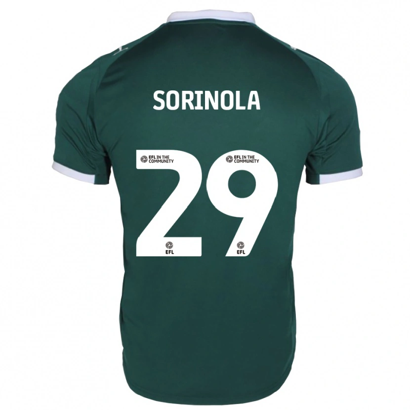 Danxen Men Matthew Sorinola #29 Green White Home Jersey 2025/26 T-Shirt