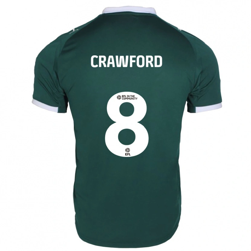 Danxen Men Imy Crawford #8 Green White Home Jersey 2025/26 T-Shirt