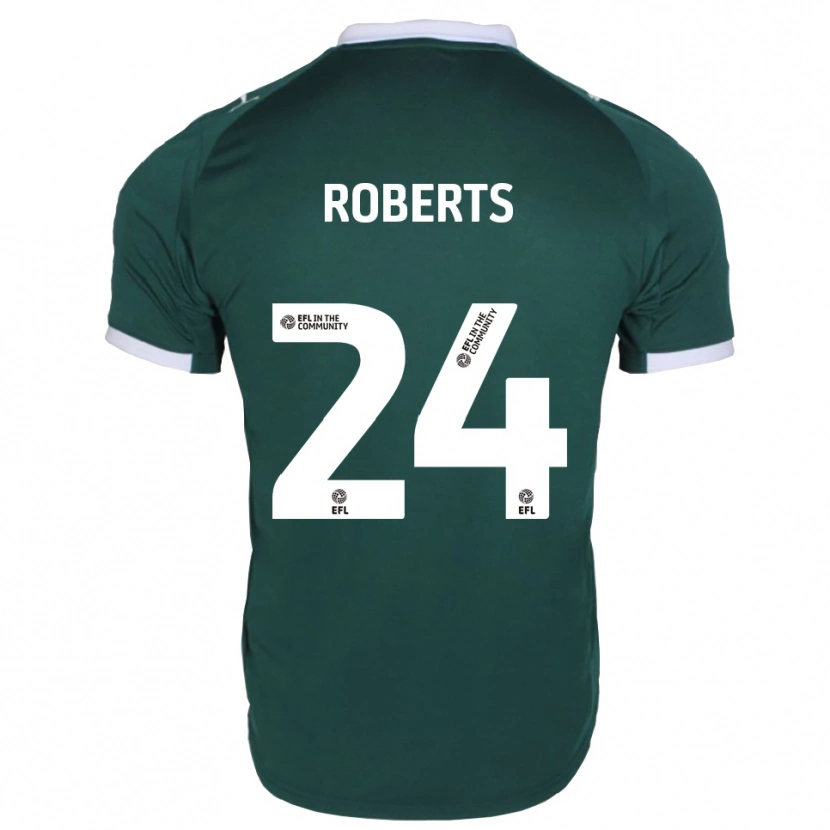 Danxen Men Caleb Roberts #24 Green White Home Jersey 2025/26 T-Shirt