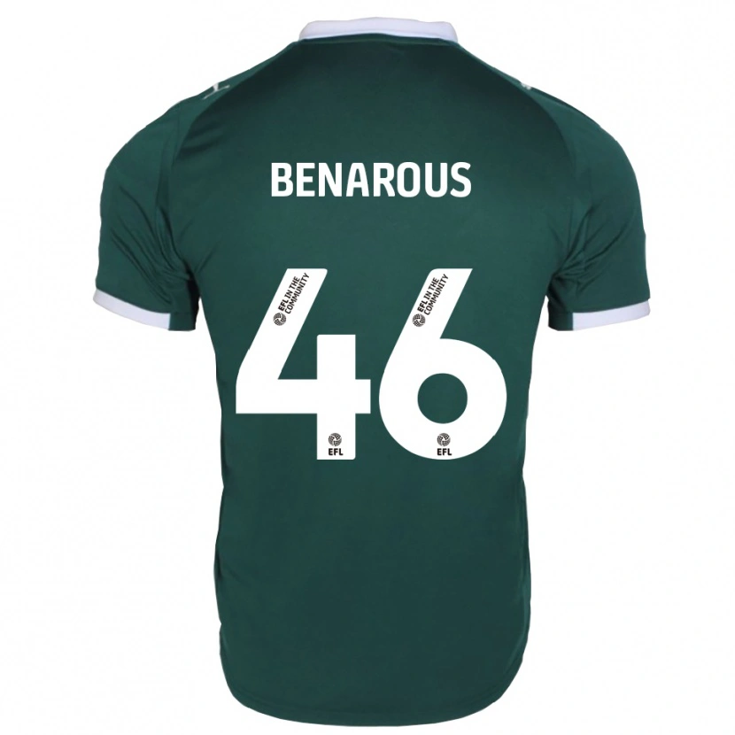 Danxen Men Ayman Benarous #46 Green White Home Jersey 2025/26 T-Shirt
