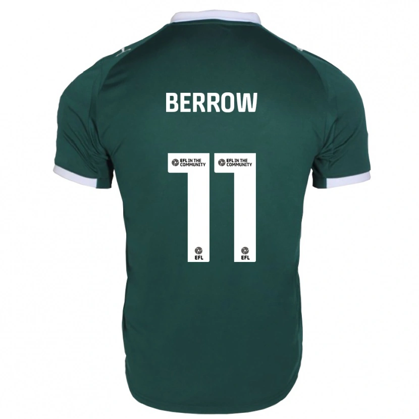 Danxen Men Jade Berrow #11 Green White Home Jersey 2025/26 T-Shirt
