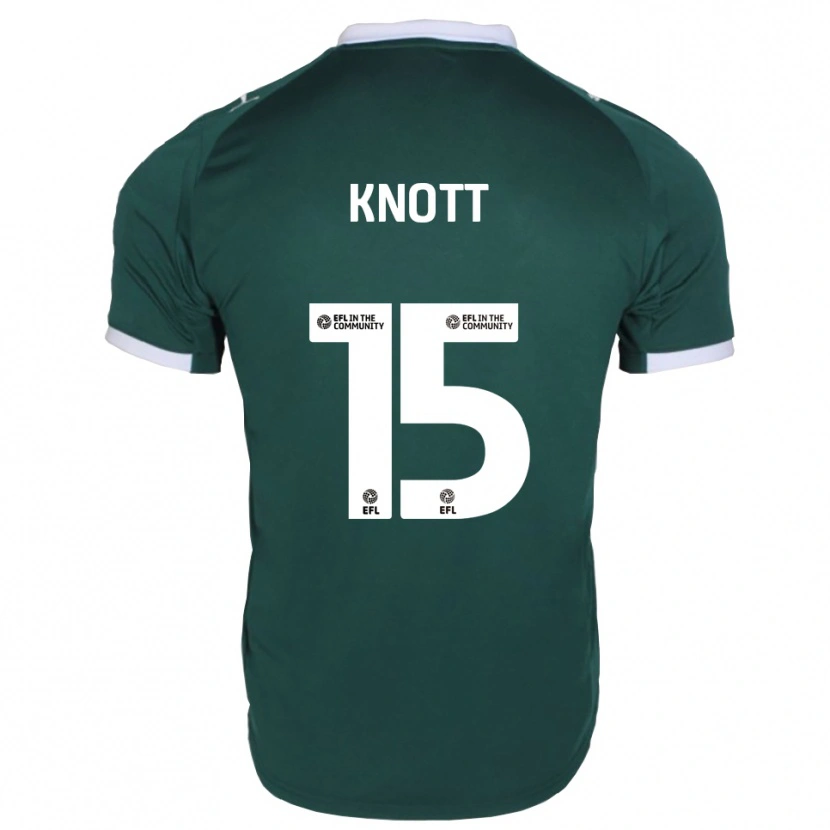 Danxen Men Georgie Knott #15 Green White Home Jersey 2025/26 T-Shirt