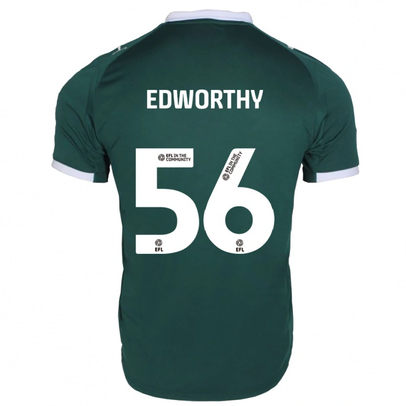 Danxen Men Kieran Edworthy #56 Green White Home Jersey 2025/26 T-Shirt