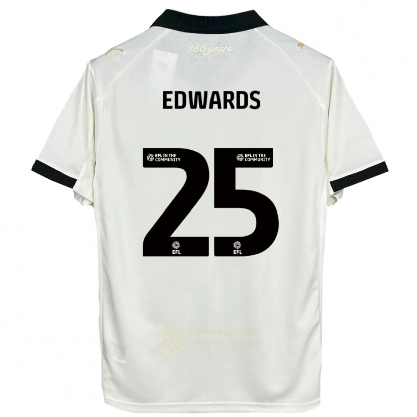 Danxen Men Diamond Edwards #25 Off-White Black Home Jersey 2025/26 T-Shirt