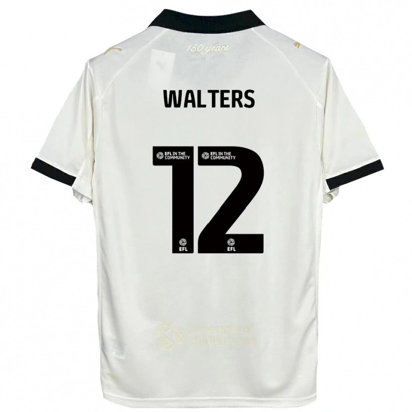 Danxen Men Rhys Walters #12 Off-White Black Home Jersey 2025/26 T-Shirt