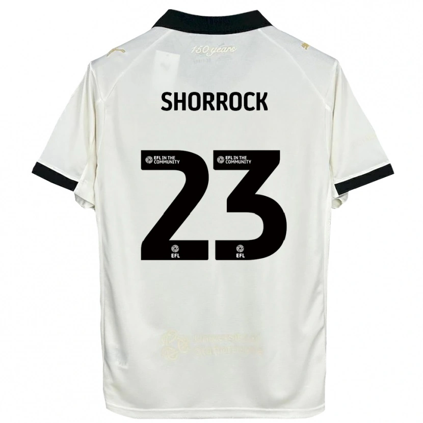 Danxen Men Jack Shorrock #23 Off-White Black Home Jersey 2025/26 T-Shirt