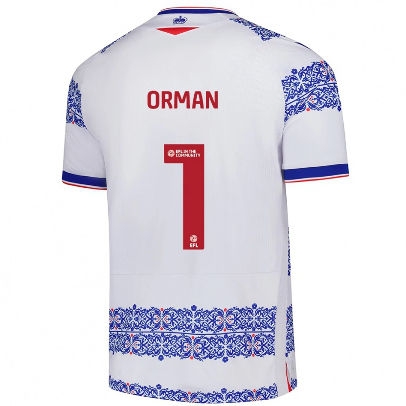 Danxen Men Emily Orman #1 White Blue Home Jersey 2025/26 T-Shirt