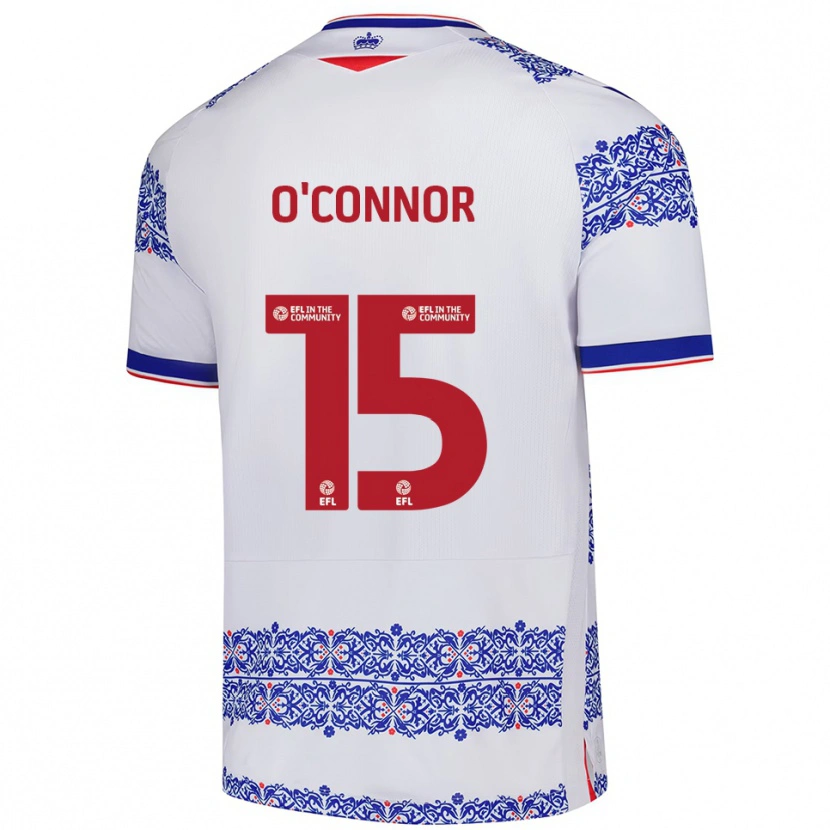 Danxen Men Paudie O'connor #15 White Blue Home Jersey 2025/26 T-Shirt