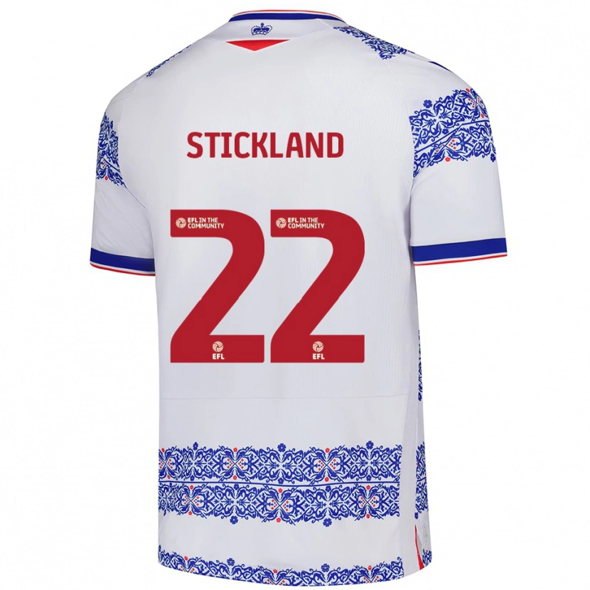 Danxen Men Michael Stickland #22 White Blue Home Jersey 2025/26 T-Shirt