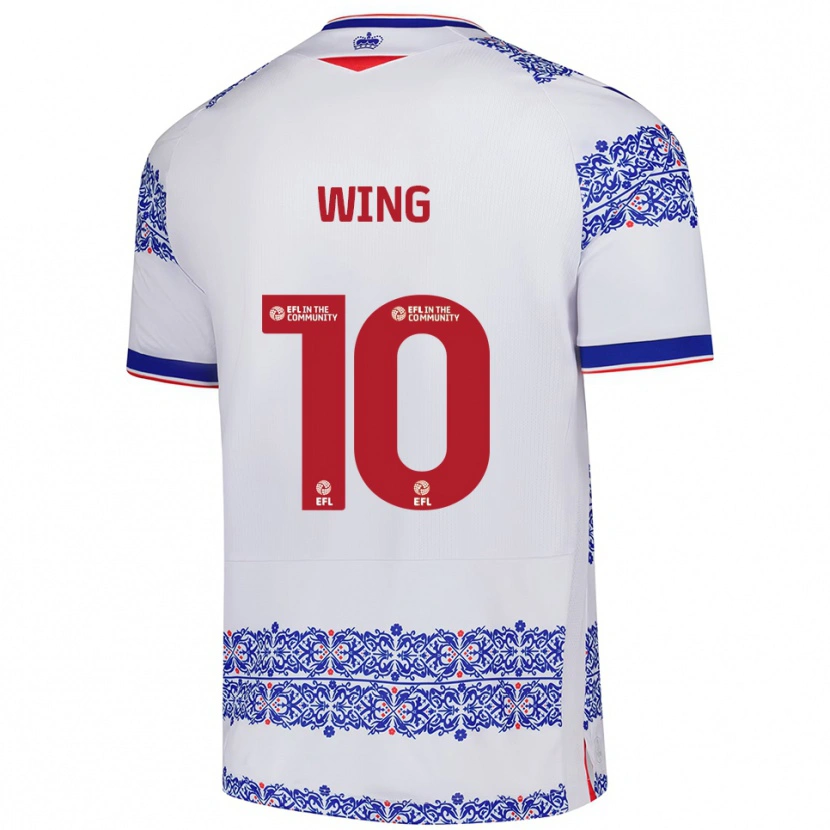 Danxen Men Lewis Wing #10 White Blue Home Jersey 2025/26 T-Shirt