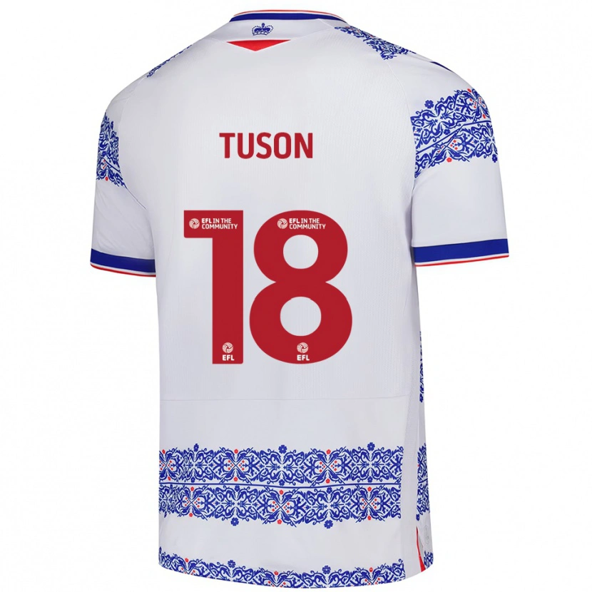 Danxen Men Freya Meadows-Tuson #18 White Blue Home Jersey 2025/26 T-Shirt