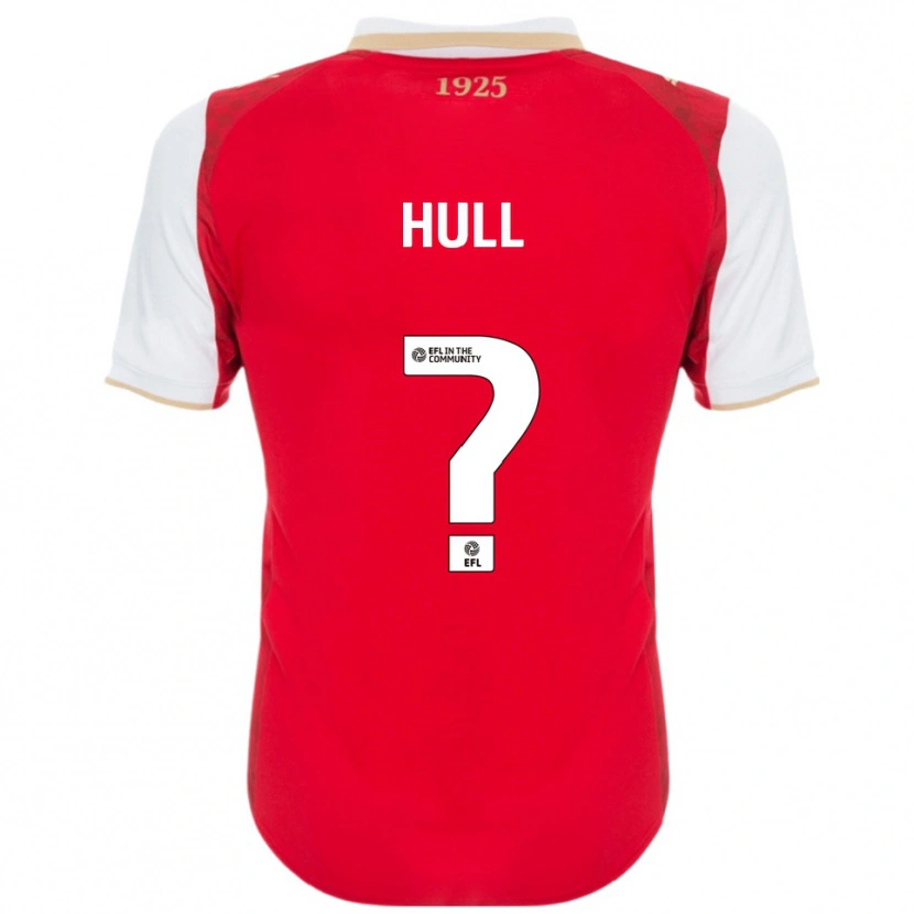 Danxen Men Jake Hull #0 Red White Home Jersey 2025/26 T-Shirt