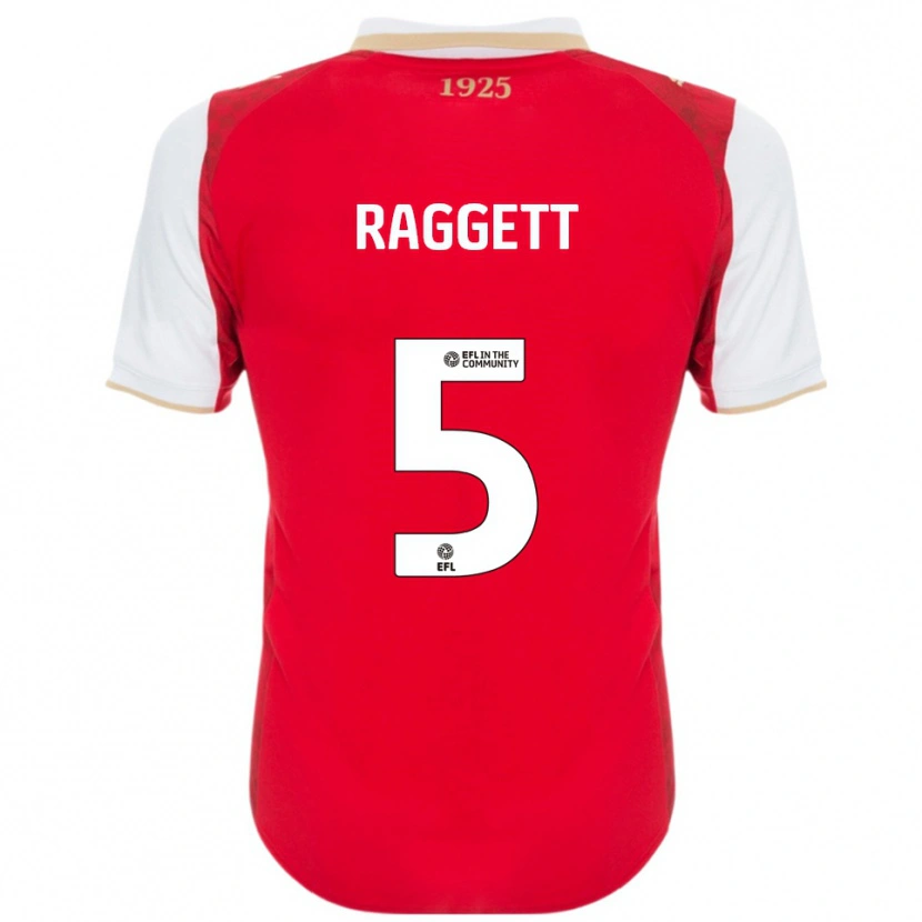 Danxen Men Sean Raggett #5 Red White Home Jersey 2025/26 T-Shirt