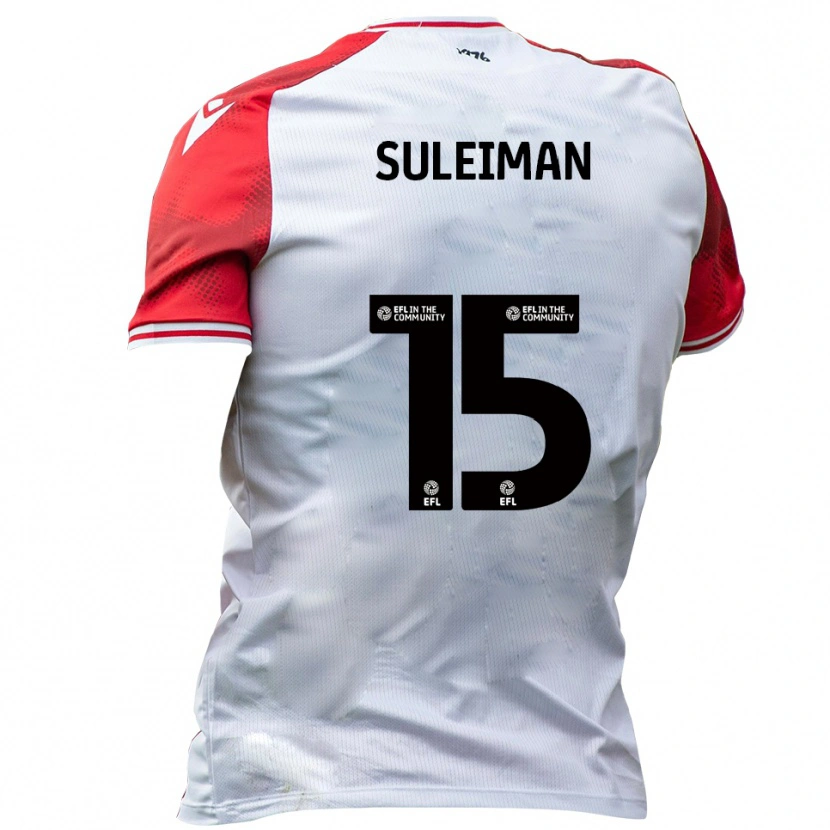 Danxen Men Dylan Suleiman #15 White Red Home Jersey 2025/26 T-Shirt