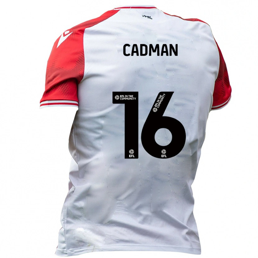 Danxen Men Taye Cadman #16 White Red Home Jersey 2025/26 T-Shirt