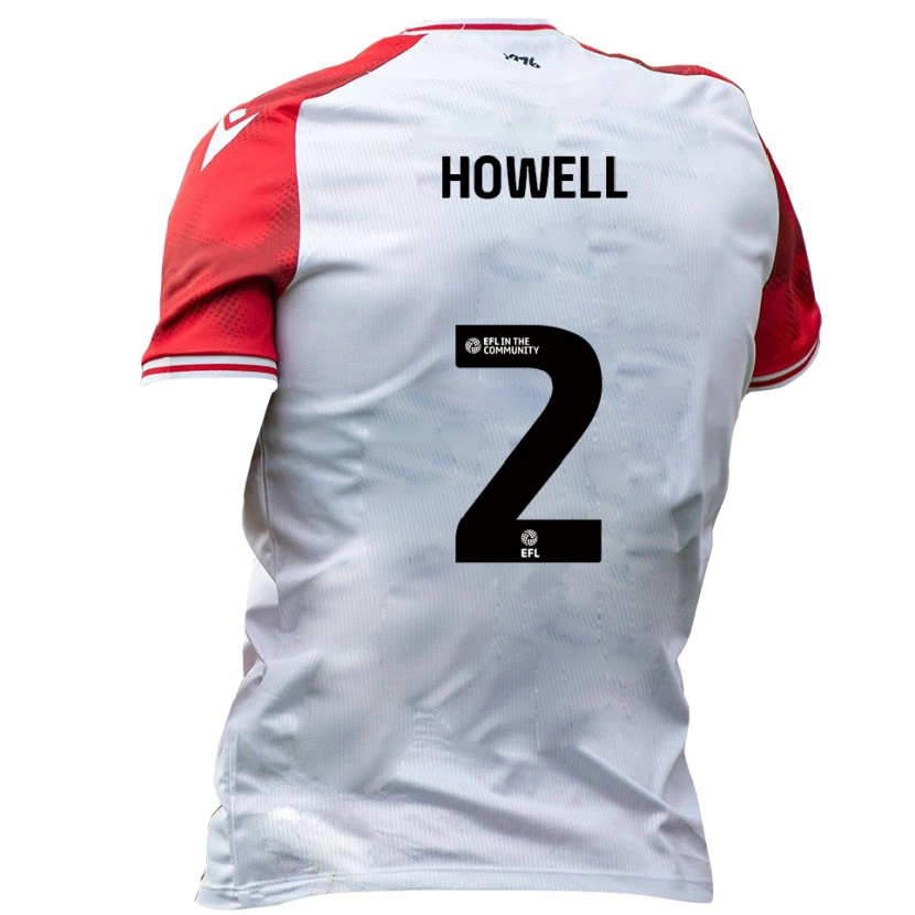 Danxen Men Zack Howell #2 White Red Home Jersey 2025/26 T-Shirt