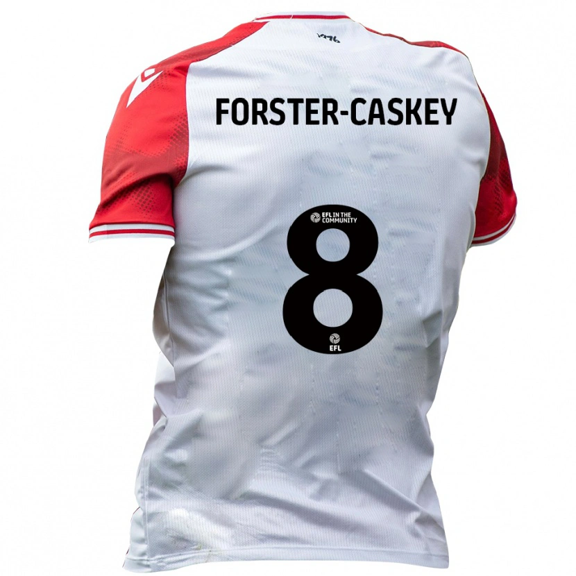 Danxen Men Jake Forster-Caskey #8 White Red Home Jersey 2025/26 T-Shirt