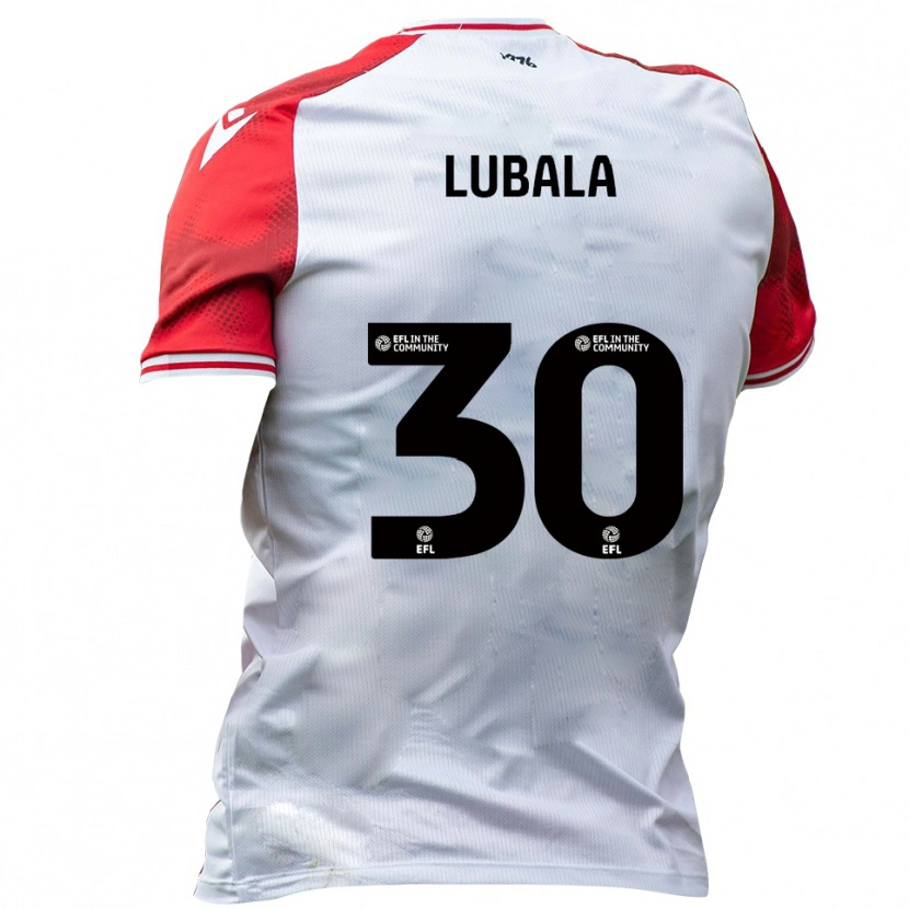 Danxen Men Bez Lubala #30 White Red Home Jersey 2025/26 T-Shirt