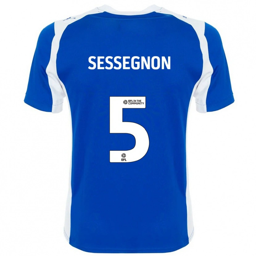 Danxen Men Steven Sessegnon #5 Blue White Home Jersey 2025/26 T-Shirt