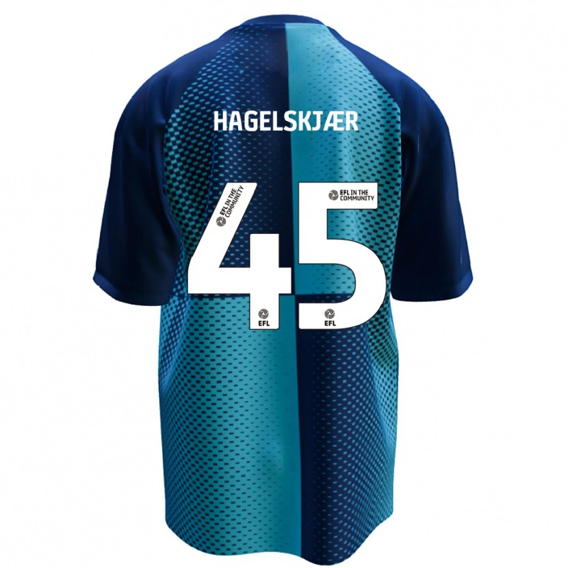 Danxen Men Anders Hagelskjær #45 Blue Sky Blue Home Jersey 2025/26 T-Shirt
