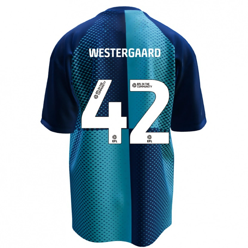 Danxen Men Magnus Westergaard #42 Blue Sky Blue Home Jersey 2025/26 T-Shirt