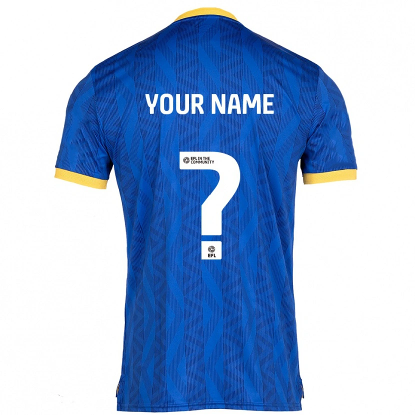 Danxen Men Your Name #0 Navy Yellow Home Jersey 2025/26 T-Shirt