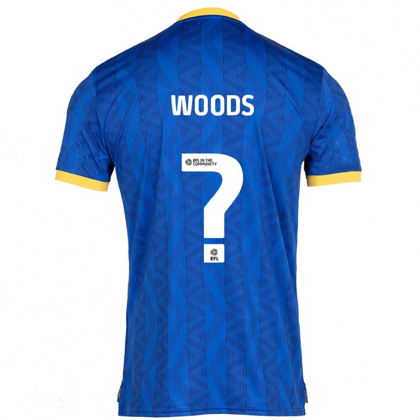 Danxen Men Finley Woods #0 Navy Yellow Home Jersey 2025/26 T-Shirt