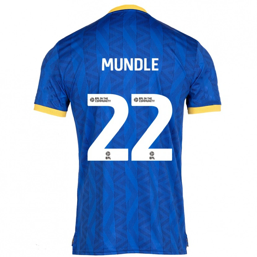 Danxen Men Alyssia Mundle #22 Navy Yellow Home Jersey 2025/26 T-Shirt