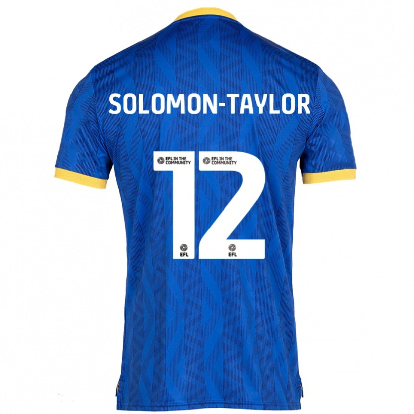 Danxen Men Kau'inohea Solomon-Taylor #12 Navy Yellow Home Jersey 2025/26 T-Shirt