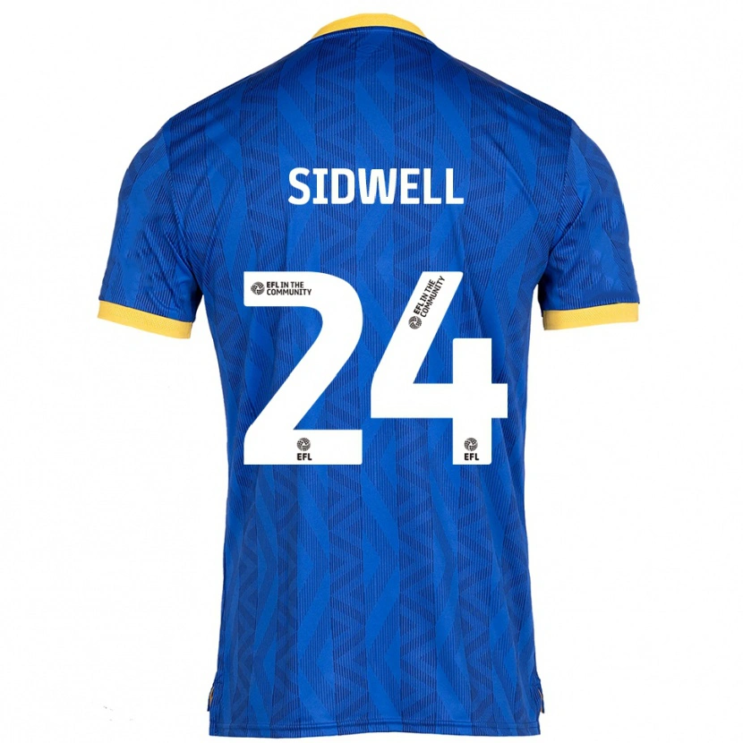 Danxen Men Harry Sidwell #24 Navy Yellow Home Jersey 2025/26 T-Shirt