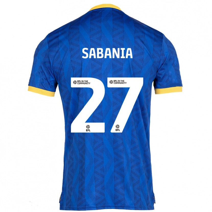 Danxen Men Nadia Sabania #27 Navy Yellow Home Jersey 2025/26 T-Shirt