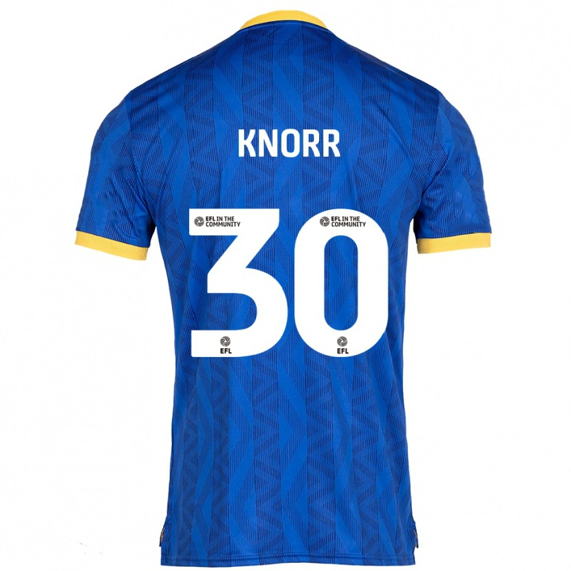 Danxen Men Dior Knorr #30 Navy Yellow Home Jersey 2025/26 T-Shirt