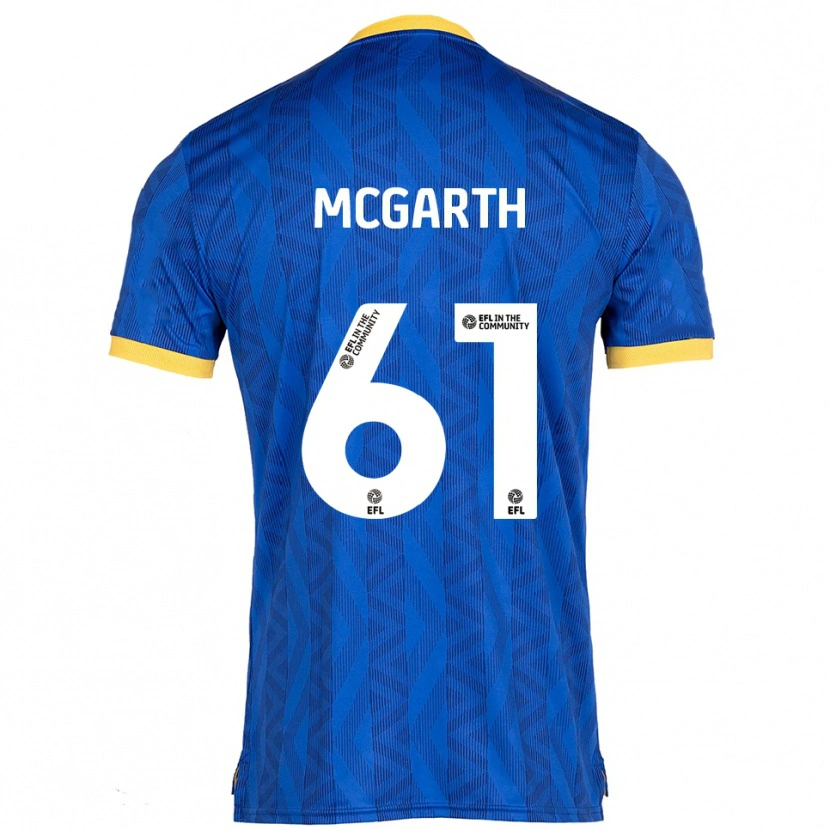 Danxen Men Ethan Mcgarth #61 Navy Yellow Home Jersey 2025/26 T-Shirt