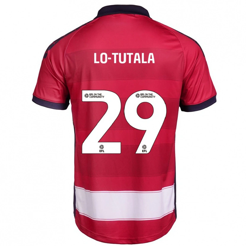 Danxen Men Thimothée Lo-Tutala #29 Red White Home Jersey 2025/26 T-Shirt