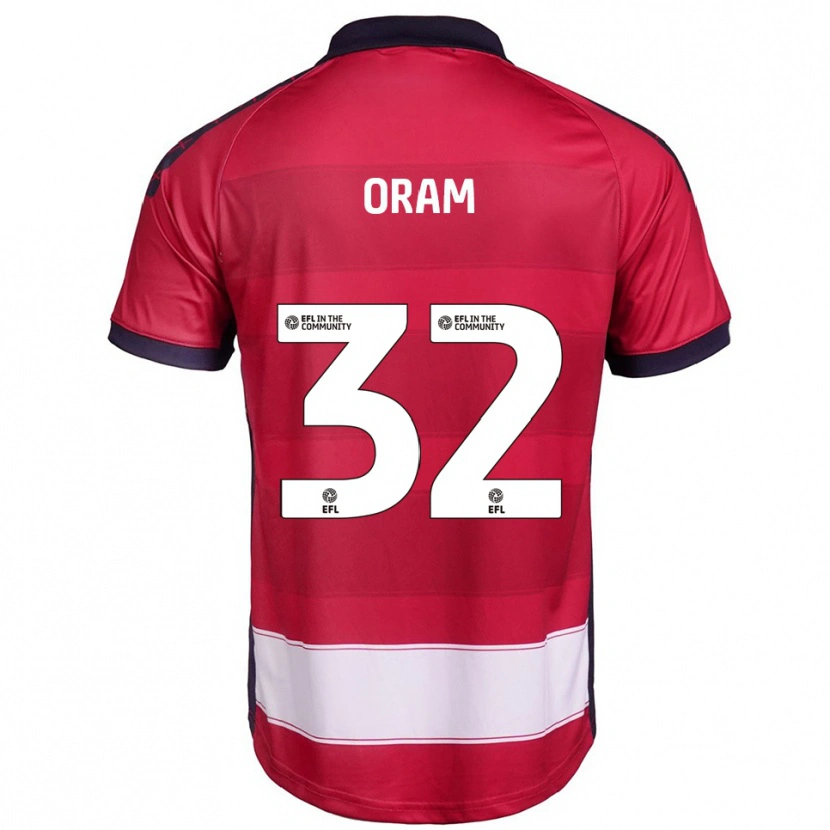 Danxen Men Jake Oram #32 Red White Home Jersey 2025/26 T-Shirt
