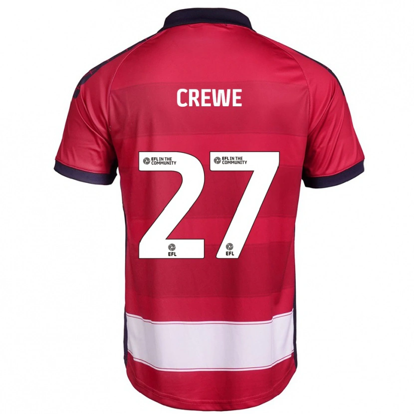 Danxen Men Charlie Crew #27 Red White Home Jersey 2025/26 T-Shirt