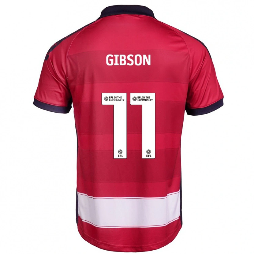 Danxen Men Jordan Gibson #11 Red White Home Jersey 2025/26 T-Shirt