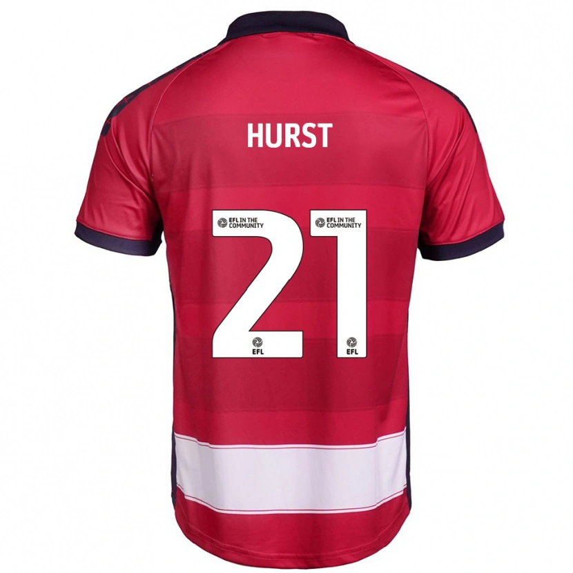 Danxen Men Kyle Hurst #21 Red White Home Jersey 2025/26 T-Shirt