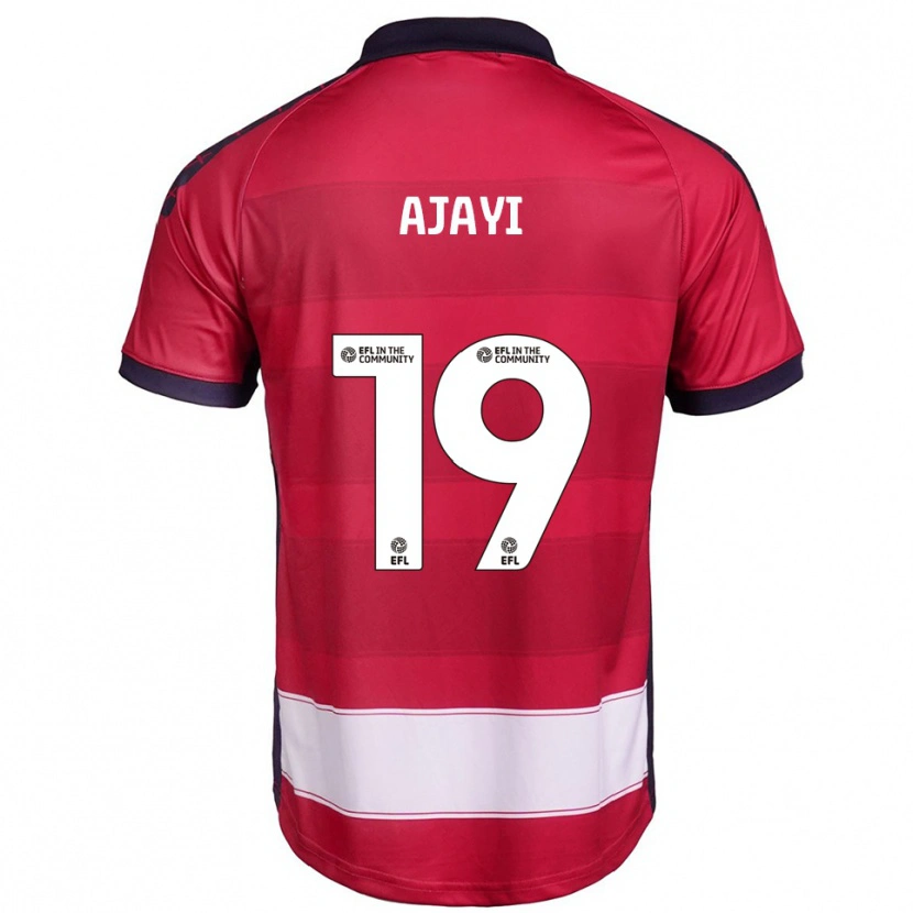 Danxen Men Damola Ajayi #19 Red White Home Jersey 2025/26 T-Shirt