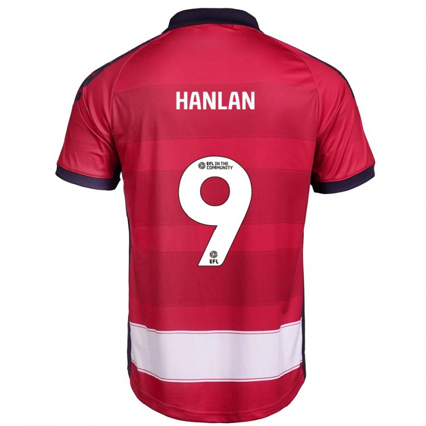 Danxen Men Brandon Hanlan #9 Red White Home Jersey 2025/26 T-Shirt